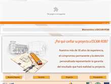 Tablet Screenshot of escamrobi.com